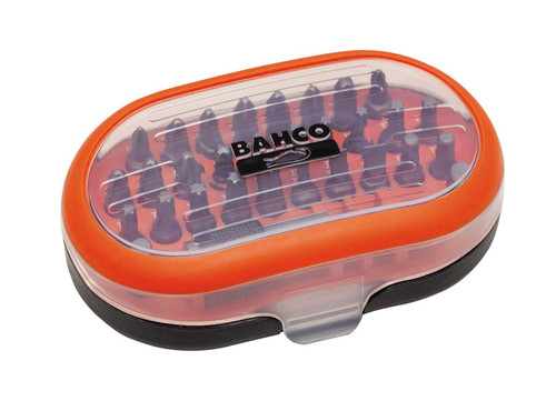 1/4" Bahco Hex Bit Set in Plastic Storage Case 31 Pcs - 59S/31-1 Pro Torque Tools