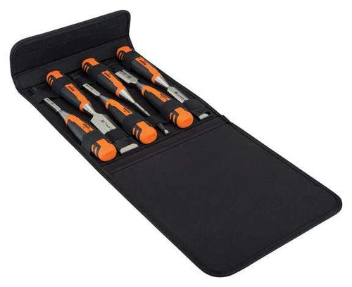 Bahco Woodworking Chisel Polyester Pouch - 424P-S6-PP Pro Torque Tools