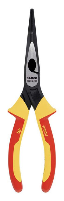 7" Bahco 1000V 45° Curved Nose Pliers - BAH2427S-200