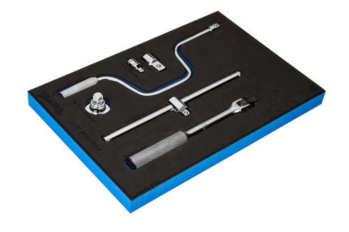 Williams 1/2" Dr Tool Set in 1/3 Foam Drawer Inset 6 Pcs - JHWFWSS-6EDT