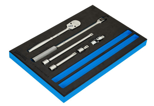 Williams 1/2" Dr Ratchet and Driver Tool Set in 1/3 Foam Drawer Inset 6 Pcs - JHWFWSS-6SDT