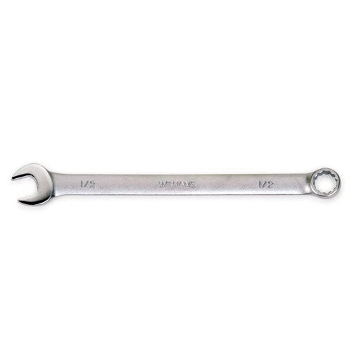 1/4" Williams Satin Chrome  SUPERCOMBO Combination Wrench 12 Pt - JHW11108