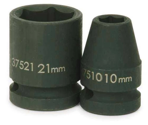 10MM Williams 1/2" Dr Shallow Impact Socket 6 Pt - JHW37510 Pro Torque Tools
