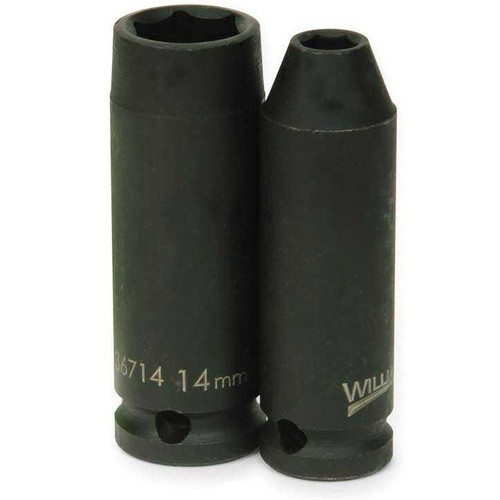 12 MM Williams 3/8" Dr Deep Impact Socket 6 Pt - JHW36712