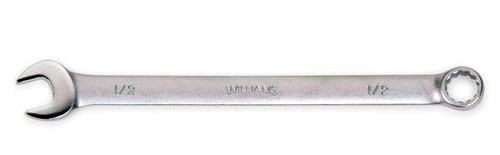 1-9/16" Williams Satin Chrome Finish Combination Wrench 12 Pt - JHW11150