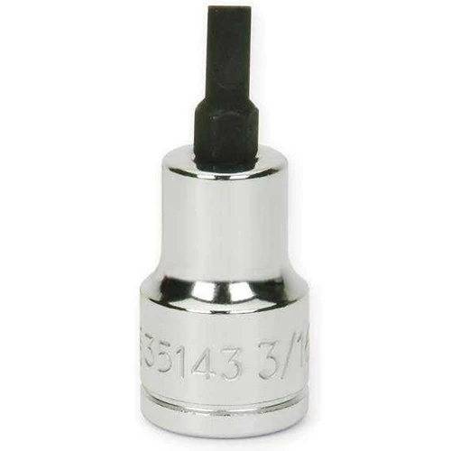 3/8" x 1/32" Williams 1/4" Dr Slotted Screwdriver Bit - JHW35143