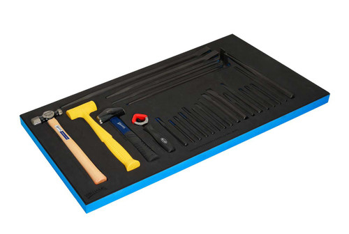 Williams Hammer Chisel & Punch Set in 3/3 Foam Drawer Inset 26 Pcs - JHWFHPCRS-26