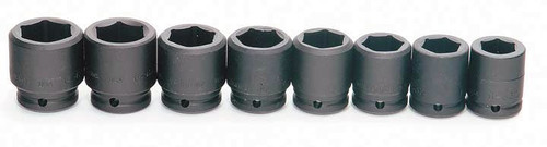 Williams 3/4" Dr Shallow Impact Socket Set on Rail and Clips 12 Pt 12 Pcs - JHWMS-6-12