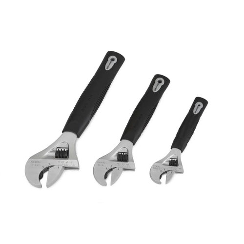 Williams Ratcheting Adjustable Wrench Comfort Grip Set 3 Pcs - JHW13343