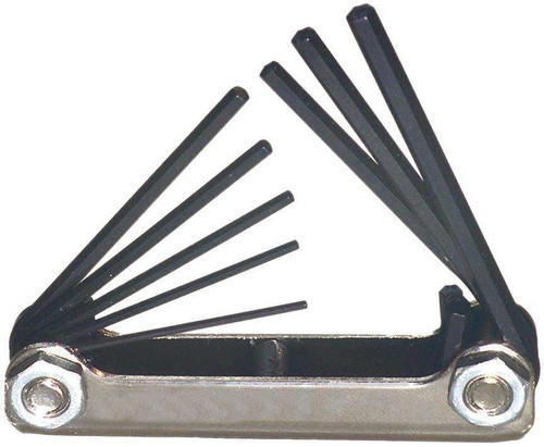 Williams Folding Hex Key Set 8 Pcs - JHWWS-45 Pro Torque Tools