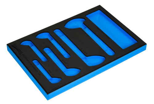 Williams 1/3 Foam Drawer Inset Only for Adjustable Pin Spanner Wrench Set 6 Pcs - JHWFWS-47613FM