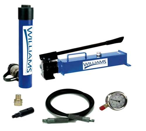 25 Ton 8" Stroke Williams Single Acting Cylinder & Two Speed Hand Pump - JHW1HP25T08 Pro Torque Tools
