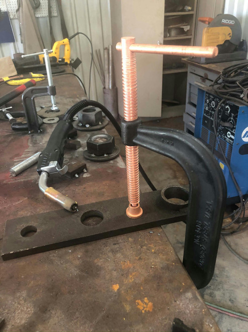 8" Williams Tools Height C-Clamp Cooper Screw - JHWCC408CTH