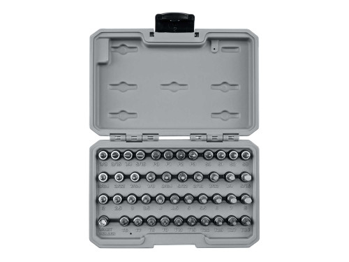 Tekton 1/4" Dr Hex, Torx, Phillips, Slotted, Square Bit Socket Set with Case 44 Pcs - SHB90302 New Pro Torque Tools