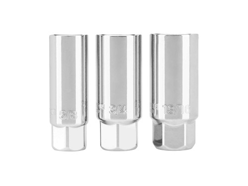 5/8, 3/4, 13/16" Tekton 3/8" Dr Spark Plug Socket Set 3 Pcs - SHD91003 New Pro Torque Tools