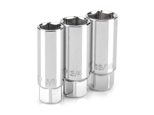 5/8, 3/4, 13/16" Tekton 3/8" Dr Spark Plug Socket Set 3 Pcs - SHD91003 New Pro Torque Tools