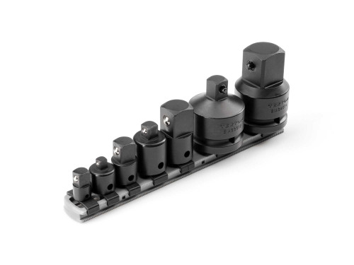 Tekton 1/4, 3/8, 1/2, 3/4" Dr Impact Adapter/Reducer Set with Rail 7 Pcs - SIA99127 New Pro Torque Tools