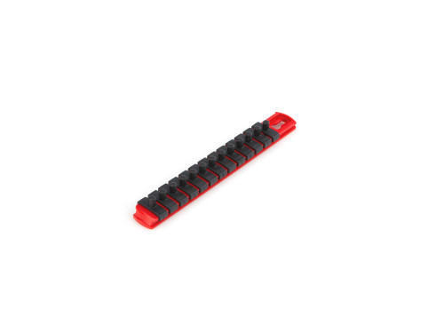 8" Tekton 1/4" Dr Socket Rail 13 Clips Red - OSR01113 New Pro Torque Tools