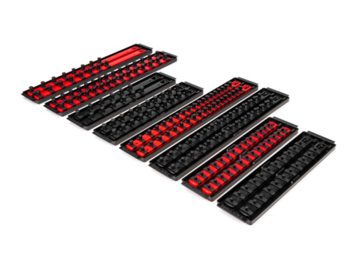 Tekton 1/4, 3/8, 1/2" Dr Socket Rail and Tray Set 196 Tool - OST97902 New Pro Torque Tools