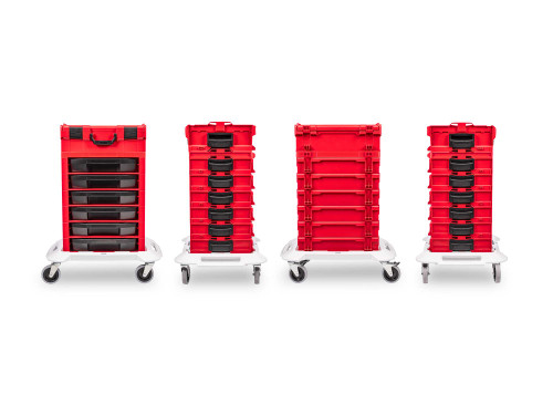 5/32 - 1", 4 - 24 MM Tekton 6 Drawer Tool Set in Modular Stacking Tool Cart 248 Pcs - OLB99007 New Pro Torque Tools