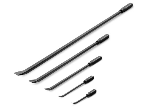 12, 17, 25, 36, 45" Tekton Angled End Handled Pry Bar Set 5 Pcs - LSQ90505 New Pro Torque Tools