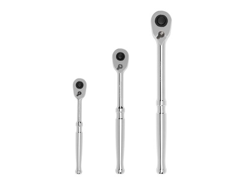 Tekton 1/4, 3/8, 1/2" Dr Quick-Release Ratchet Set 3 Pcs - SRH91100 New Pro Torque Tools