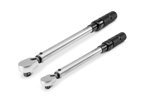 10 - 100 Ft Lbs, 40 - 200 Ft Lbs Tekton 3/8, 1/2" Dr 90-Tooth Dual-Direction Micrometer Torque Wrench Set 2 Pcs - TRQ95904 New Pro Torque Tools