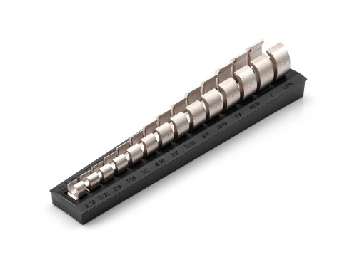 5/16 - 1-1/16" Tekton 3/8" Dr Flare Nut Crowfoot Wrench Set with Rack 6 Pt 14 Pcs - WCF92120 New Pro Torque Tools