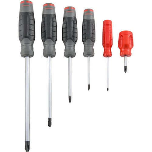#0 - #4 Proto Screwdriver Set 6 Pcs 18 3/4" - J1206SPF