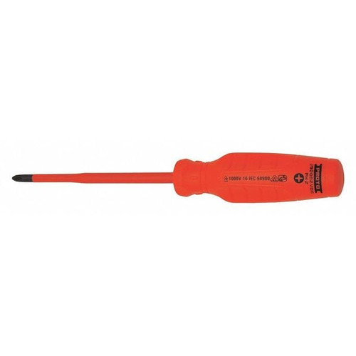 #2 Proto Insulated Phillips Round Screwdriver 9 1/4" - J90002-VDE