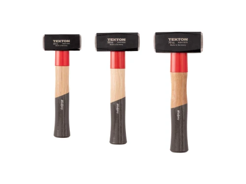 12" Tekton 35, 53, 70 Oz Mining Sledge Hammer Set 3 Pcs - HMA91001 New Pro Torque Tools