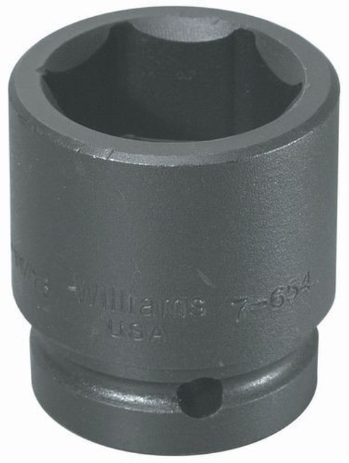 Williams 4 1/16 Williams 1 Dr Shallow Impact Socket 6 Pt - 7-6130 Williams 4 1/16 Williams 1 Dr Shallow Impact Socket 6 Pt - 7-6130