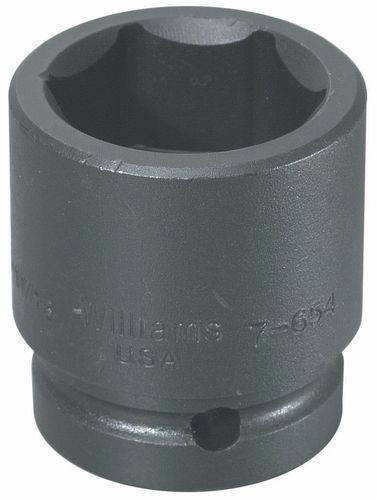 Williams 4 3/8 Williams 1 Dr Shallow Impact Socket 6 Pt - 7-6140