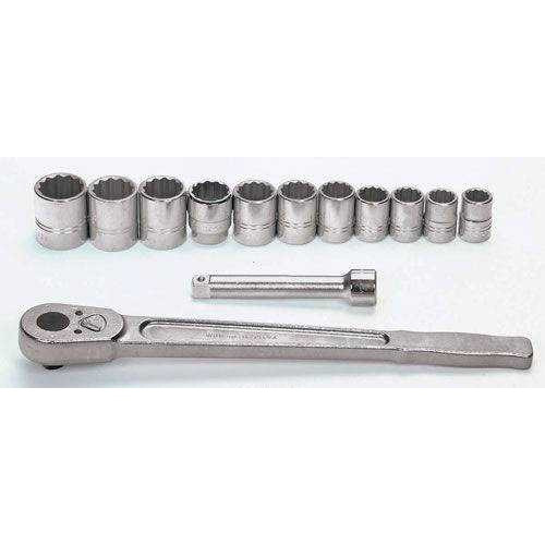 7/8 - 1 5/8" Williams 3/4" Dr Socket Tool Set 12 Pt 13 Pcs - WSH-13