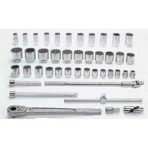 3/4 - 2 3/8" Williams 3/4" Dr Shallow & Deep Socket & Tool Set 12 Pt 43 Pcs - WSH-43