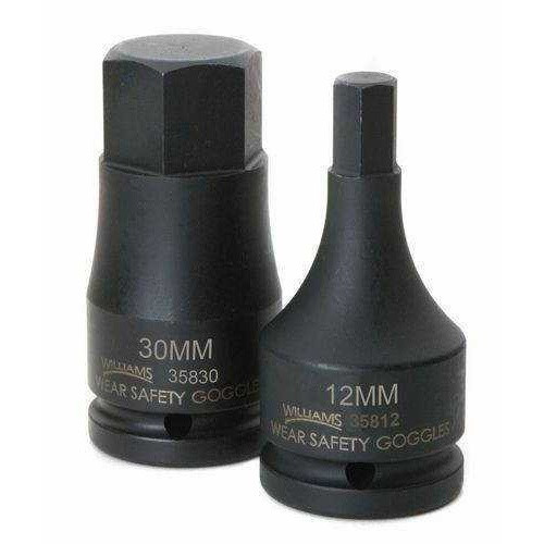 10MM Williams 3/4" Dr Impact Hex Bit Driver - 35810