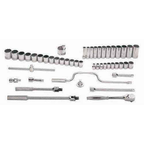 10 - 36MM Shallow & 13 - 30MM Deep Williams 1/2" Dr Socket & Tool Set 12 Pt 47 Pcs - MSS-47F