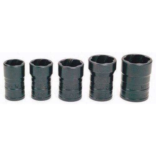 3/4 - 1" Williams 1/2" Dr Impact Turbosocket Set 5 Pcs - TSFS5005