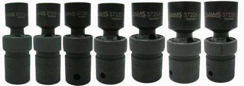 Williams 1/2 - 7/8 Williams 1/2 Dr Universal Impact Socket Set 6 Pt 7 Pcs - 37918