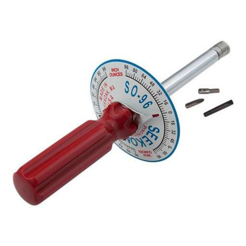 1/4'' Dr 0 - 96 In Oz Seekonk Vertical Torque Gauge Screwdriver - S0-96