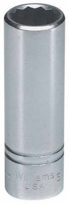 Williams 18MM Williams 1/2 Dr Deep Socket 12 Pt - SMD-1218