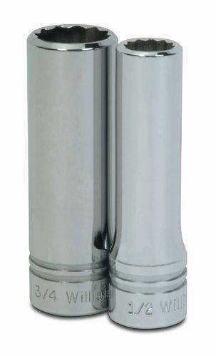 1 1/16" Williams 1/2" Dr Deep Socket 12 Pt - SD-1234 Pro Torque Tools