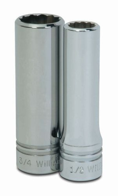 Williams 11/16 Williams 1/2 Dr Deep Socket 12 Pt - SD-1222 Williams 11/16 Williams 1/2 Dr Deep Socket 12 Pt - SD-1222
