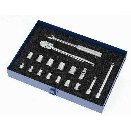 8 - 19MM Williams 3/8 Dr Socket & Tool Set 12 Pt 17 Pcs - MSB-17F