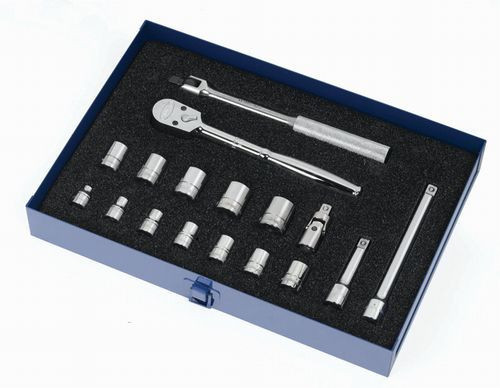 Williams 8 - 19MM Williams 3/8 Dr Socket and Tool Set 12 Pt 17 Pcs and Tool Box - MSB-17FTB Williams 8 - 19MM Williams 3/8 Dr Socket and Tool Set 12 Pt 17 Pcs and Tool Box - MSB-17FTB