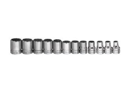 Williams 8 - 19MM Williams 3/8" Dr Shallow Socket Set 12 Pt 12 Pcs - MSB-12RC  Williams 8 - 19MM Williams 3/8" Dr Shallow Socket Set 12 Pt 12 Pcs - MSB-12RC