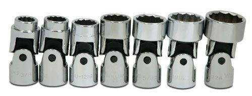 3/8 - 3/4" Williams 3/8 Dr Universal Socket Set 12 Pt 7 Pcs - WSB-7U Pro Torque Tools