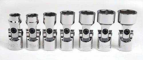 3/8 - 3/4" Williams 3/8" Dr Universal Socket Set 7 Pcs - 31938 Pro Torque Tools