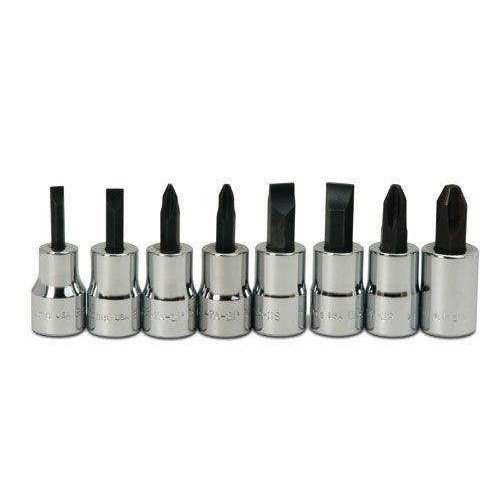 Williams 3/8" Dr Screwdriver Bit Socket Set 8 Pcs - WSBSP-8RC