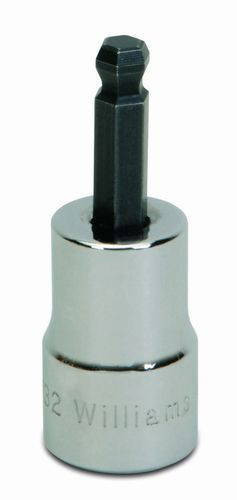 Williams 3/16 Williams 3/8 Dr Ball Hex Bit Socket - BA-6HBA